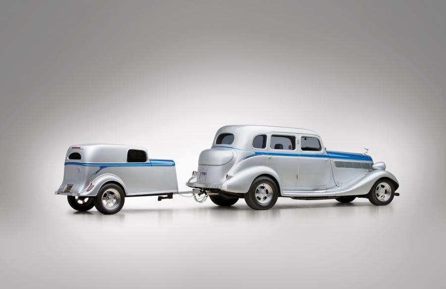 Studebaker Commander Custom Sedan and Trailer 1935 года  (фото 24 из 24)